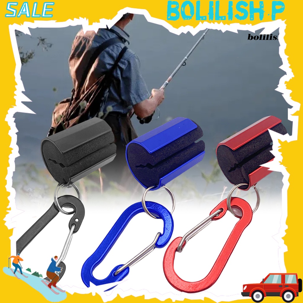 Bo-fishing Rod Clip Anti Gores Stabilitas Tinggi Lapisan Lembut Kekuatan Aus Klip Gantung Pancing Kuat Dan Kokoh Fly Fishing Quick Rod Holder Untuk Outdoor