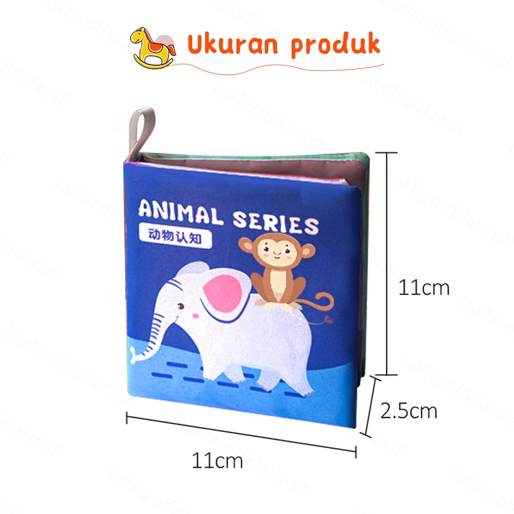 JCHO Buku Bantal Bayi Soft Book Edukasi Bayi Anak Buku Kain Pillow Book Bahasa Inggris