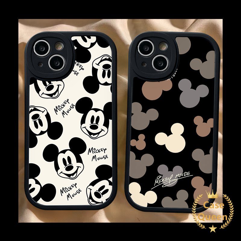 Couple Case Redmi Note11 11s 10 Pro 9 10 10s 11Pro+8 9s Redmi 10C 10A 9C A1 12C 9T 9 9A 10 POCO X3 NFC Pro M3 K40s F4 Mi 11 Lite 12 11TCartoon Disney Mickey Mouse Sarung Soft Cover