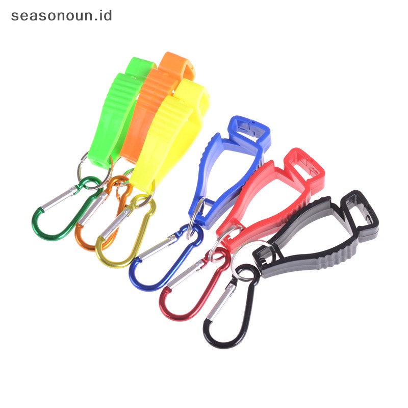Seasonoun AT-10 Sarung Tangan Tukang Plastik Klip Guard Labor Work Clamp Safety.