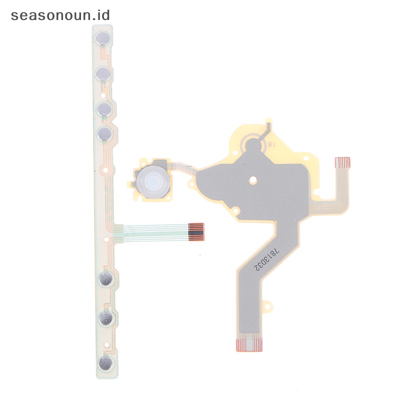 Seasonoun Cross Button Tombol Kiri Volume Kanan Keypad Ribbon Wire Untuk Kabel Fleksibel PSP2000.