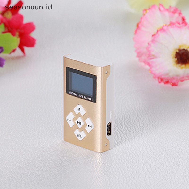 Seasonoun Mp3 Music Player Mini Usb Portable 32Gb Card Inserg Slot Digitale Mp3 Player.