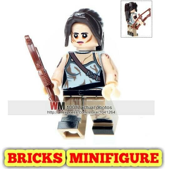 KL070 Lara Croft Minifigures Minifigure Ninja Ninjago Pogo xinh dlp SY
