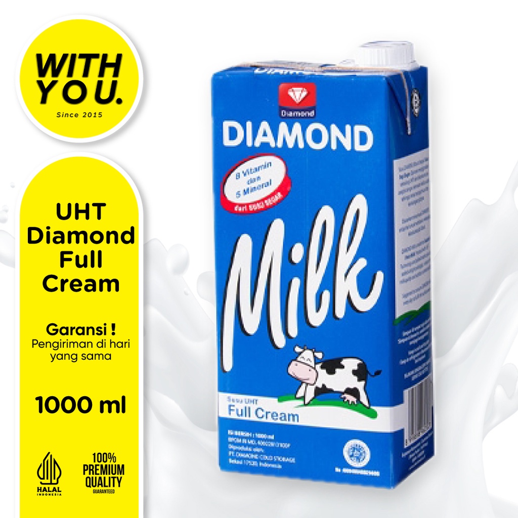 

Susu UHT Diamond Full Cream (1 Liter)