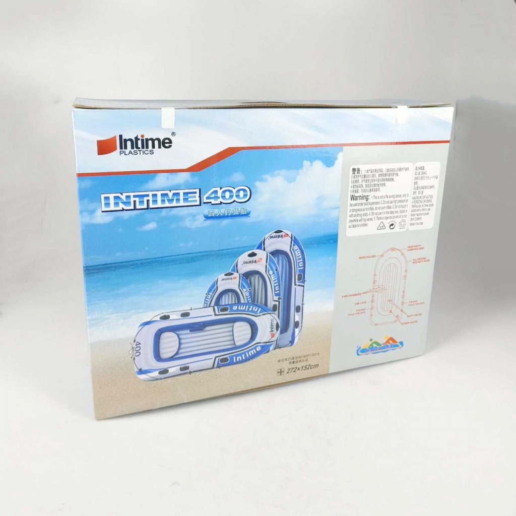 Perahu Karet Mancing Inflatable Fishing Boat 4 Person