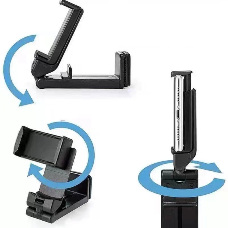 Cre Universal Phone Stand Holder Travel Phone Mount Untuk Meja 360 Rotating Adjustable Phone Holder Bracket