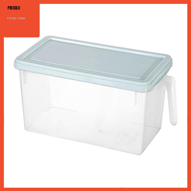 [Predolo] Fresh Keeping Box Kotak Organizer Kulkas Anti Bocor Untuk Lemari Rak Laci