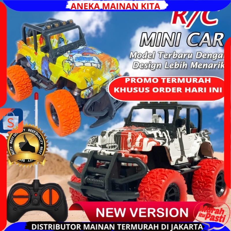 Mainan Anak Mobil Remote control Offroad RC Rock Crawler Jeep Mini Climber