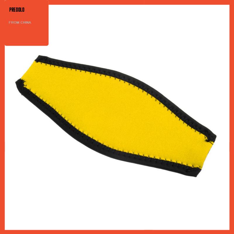 [Predolo] Scuba Diving Snorkel Neoprene Cover Padded Protection Strap Kuning