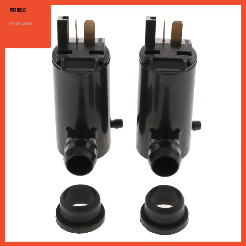 [Predolo] 2pcs Nozzle Pompa Mesin Cuci Kaca Depan Kendaraan Mobil Universal 12V