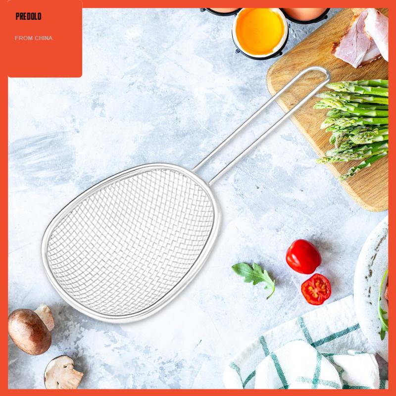 [Predolo] Saringan Mie Pangsit Makanan Anti Karat Stainless Steel Mesh Noodle Strainer