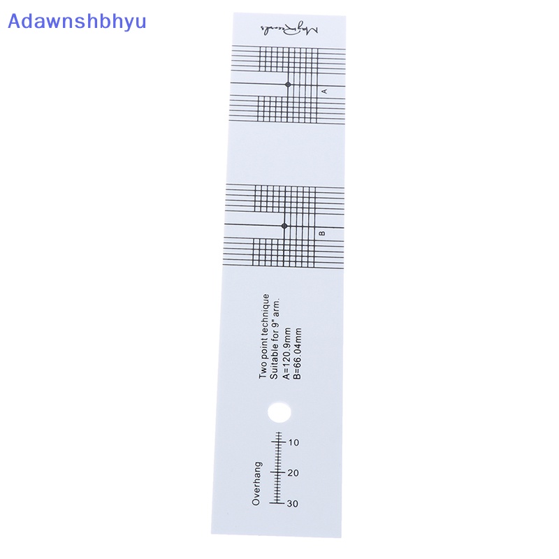 Adhyu Meja Putar Phono Cartridge Stylus Alignment Busur Derajat Alat Phonograph Acces Hot ID