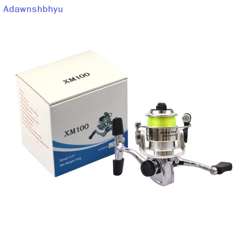 Adhyu Pocket Mini100 Spinning Reel Fishing Tackle Gulungan Berputar Kecil 4.3:1 Metal ID