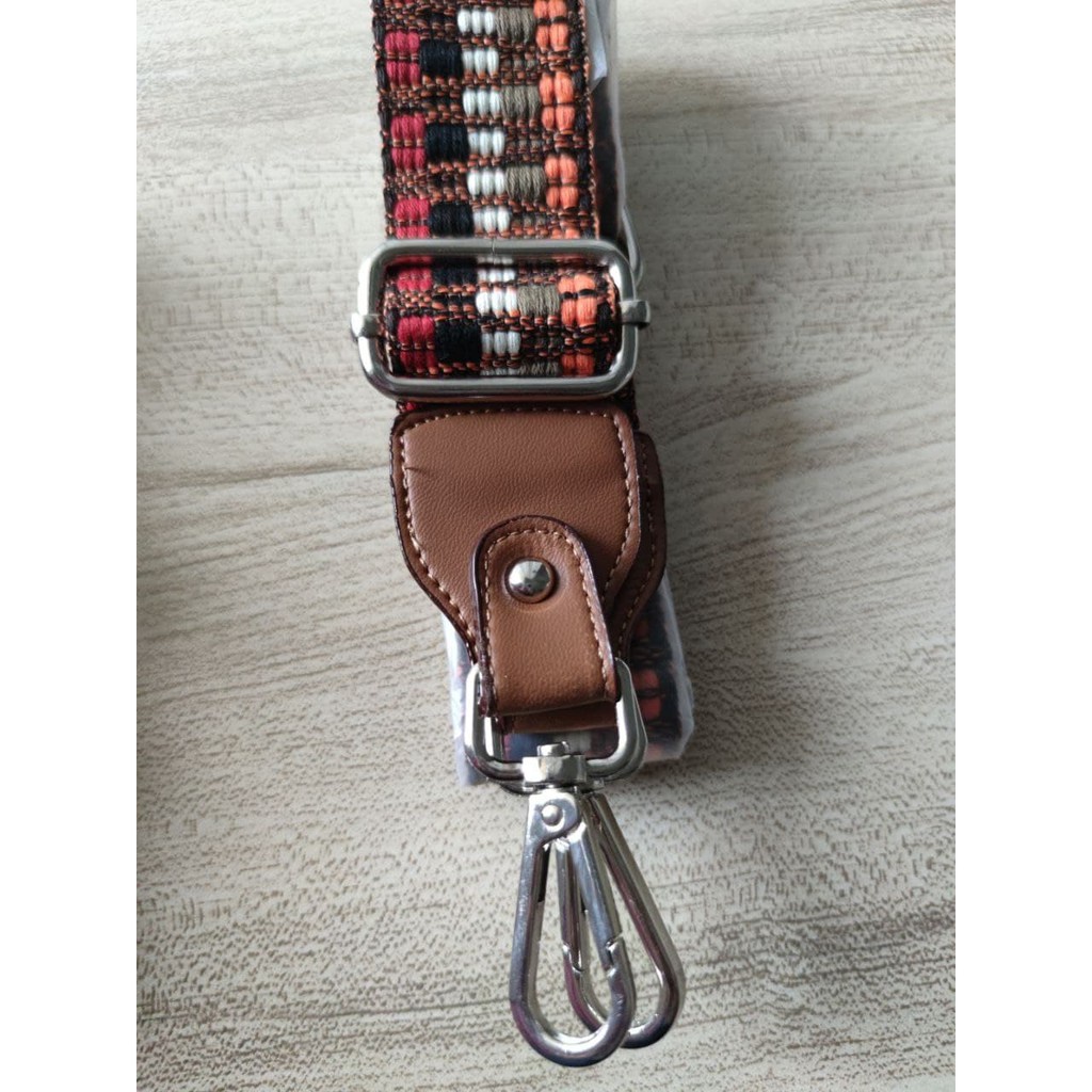 LONGSTRAP TALI TAS SLEMPANG KULIT LIPAT NEW/MOTIFJACGUARD