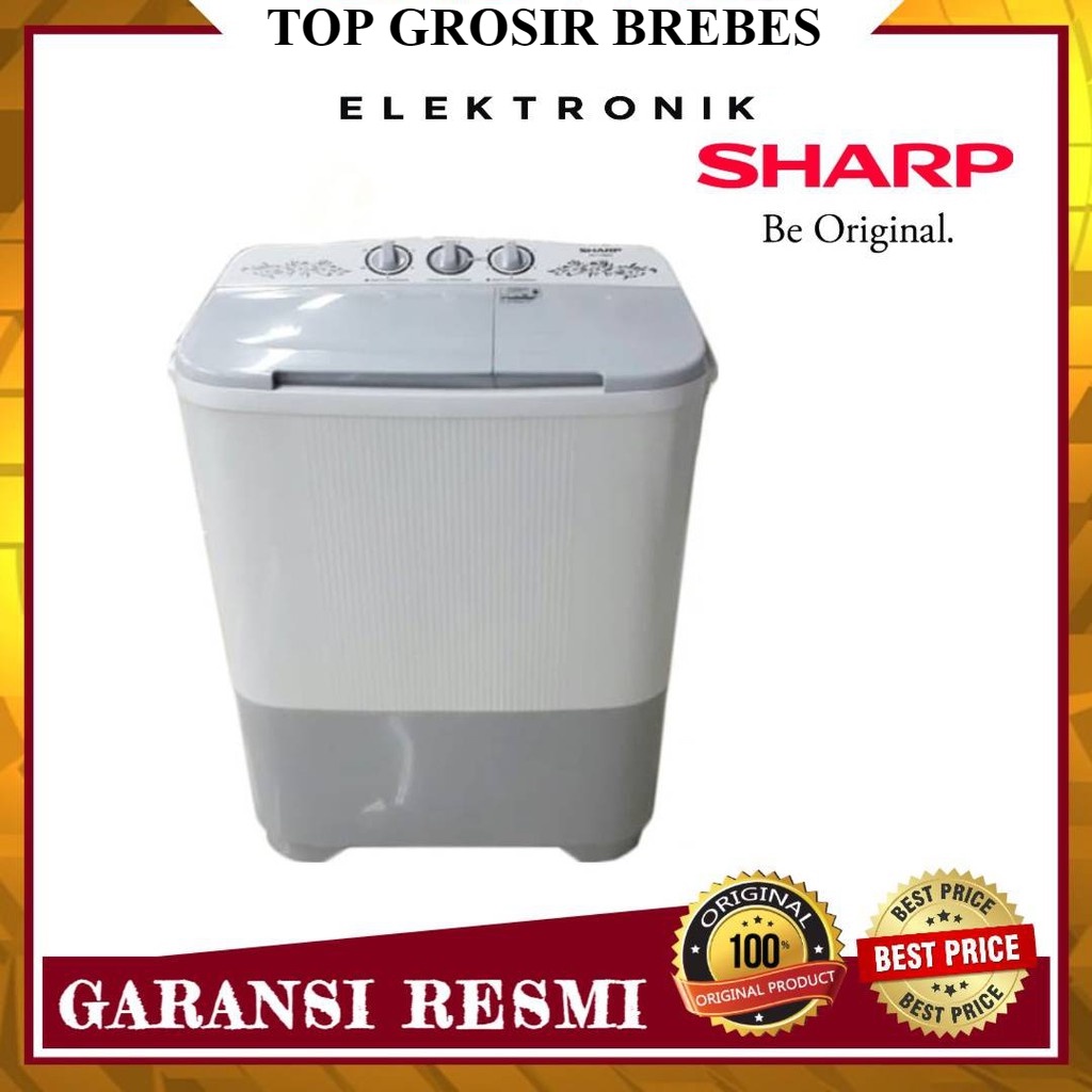 MESIN CUCI 2 TABUNG SHARP EST 65MW LOW WATT SHARP EST 65 MW