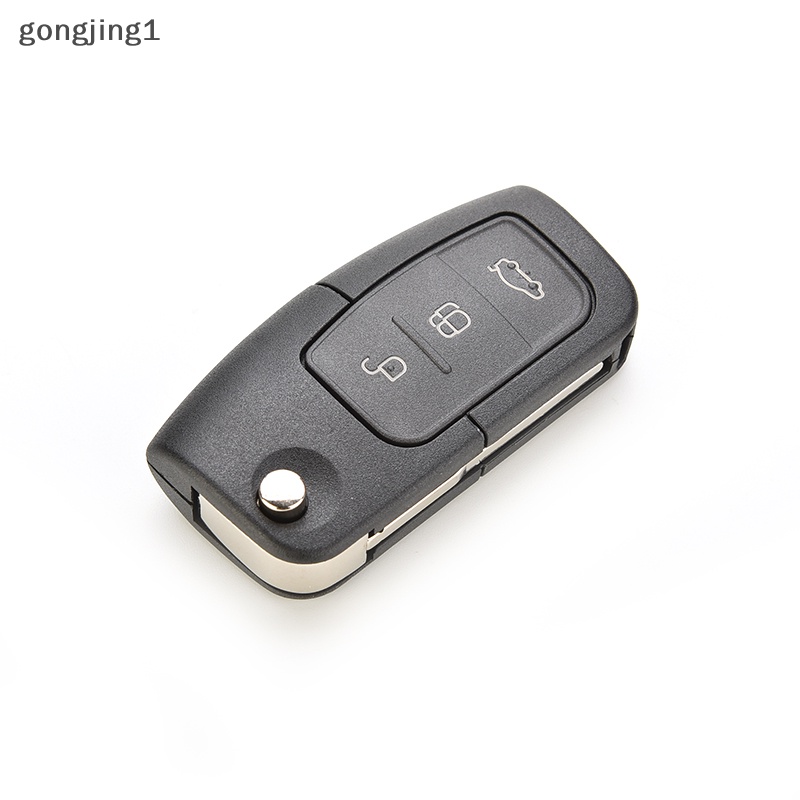 Ggg Flip Remote 3tombol Key Shell Holder Cocok Untuk FORD Focus Fiesta Case Pengganti ID