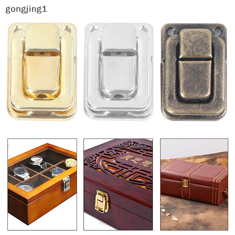 Ggg Small Wine Chest Case Gift Box Toggle Latch Koper Kunci Pengait Hardware ID