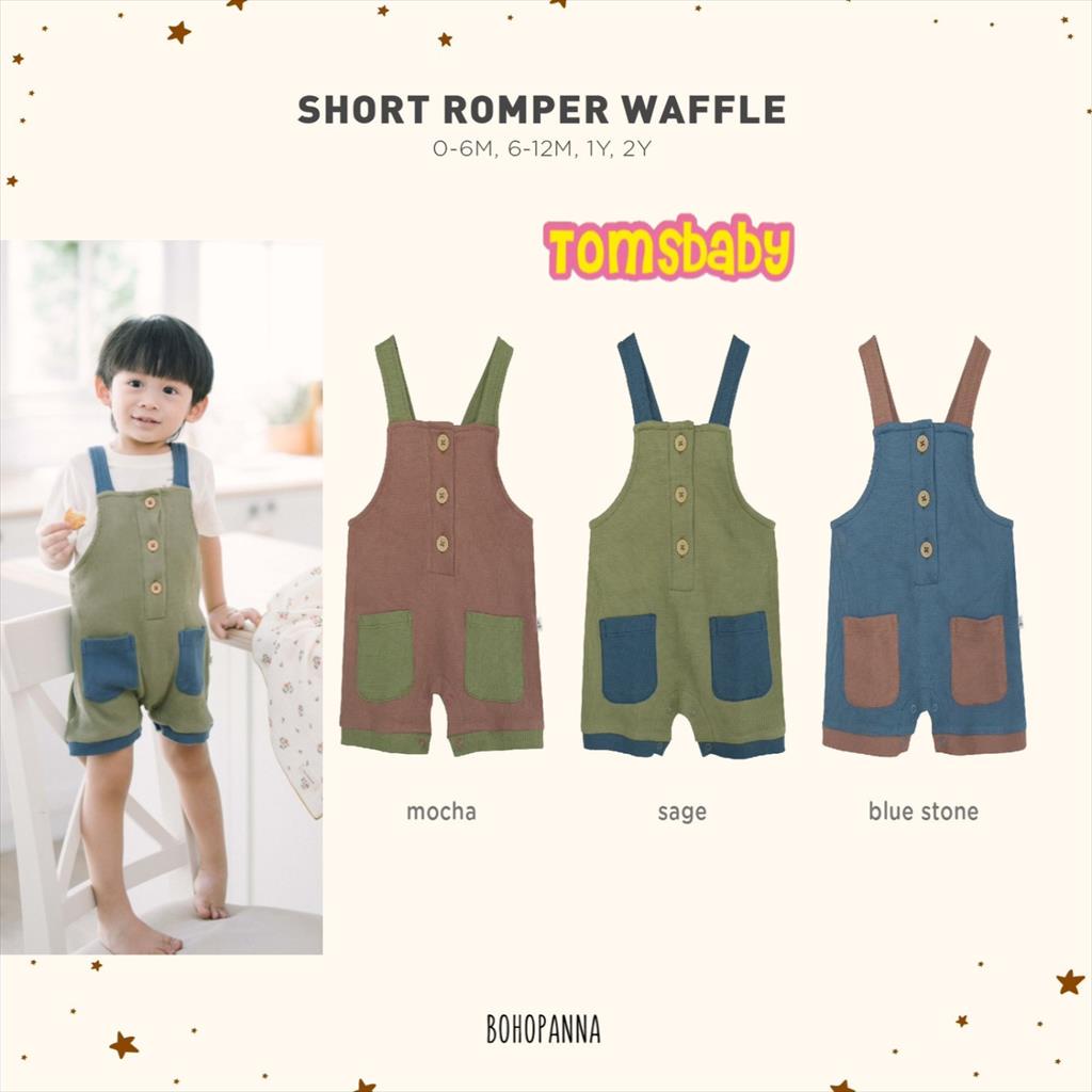 [TOMS] BOHOPANNA (1pcs) Short Romper Waffle / Jumper Anak