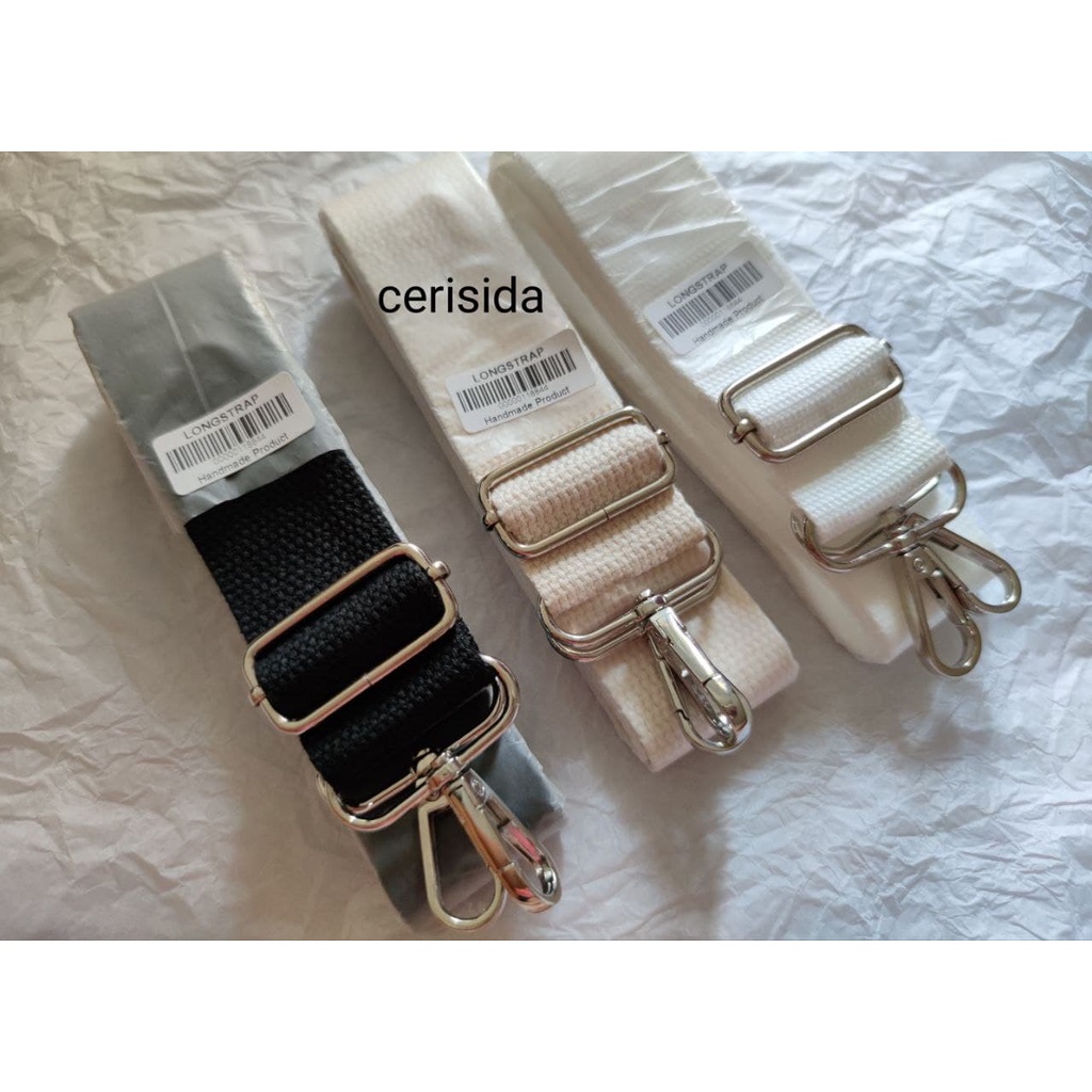 LONGSTRAP KANVAS  3,8 CM /TALI TAS SLEMPANG/TERLARIS / KETEBALAN 1,5 MM