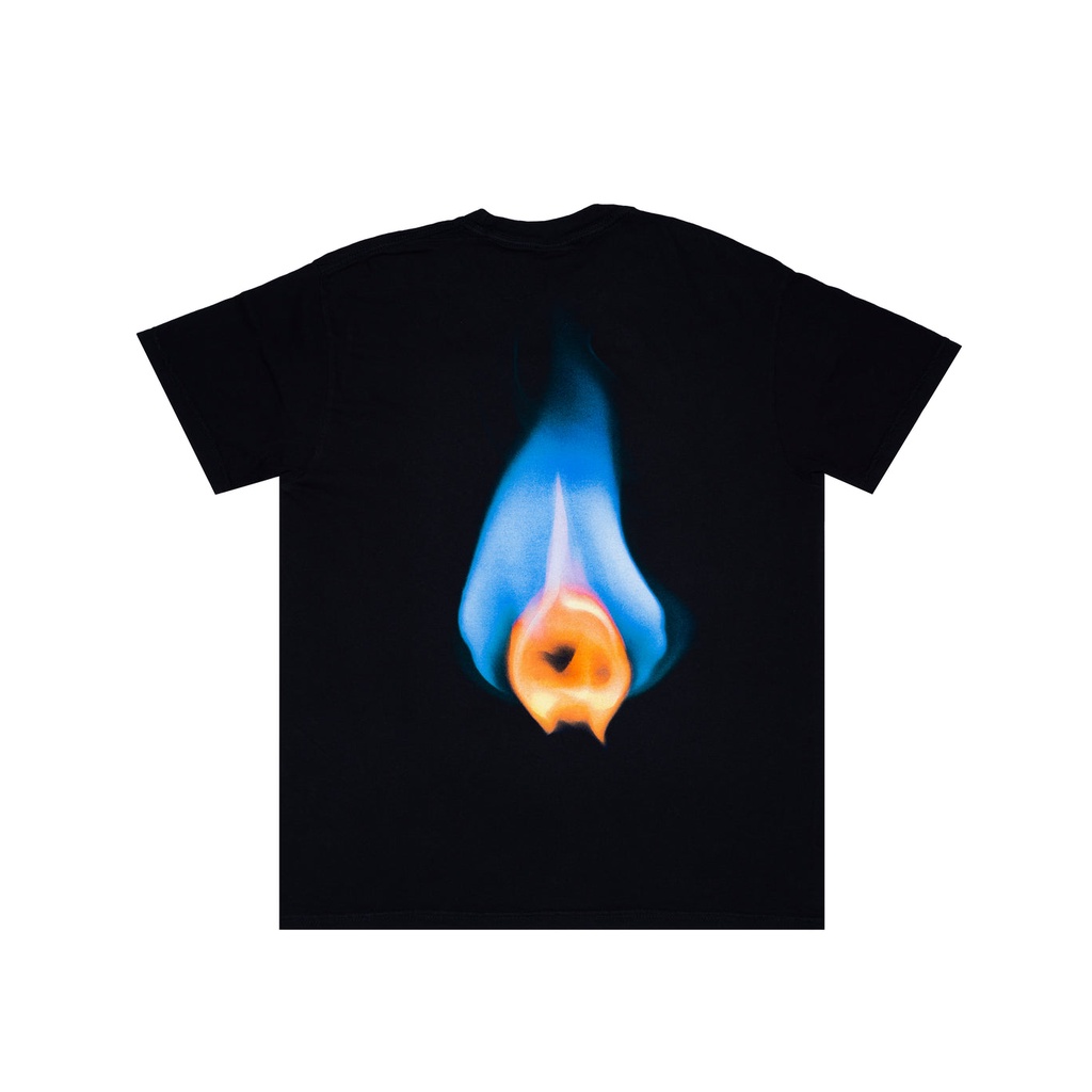 April Skateboards Flame Black Tee