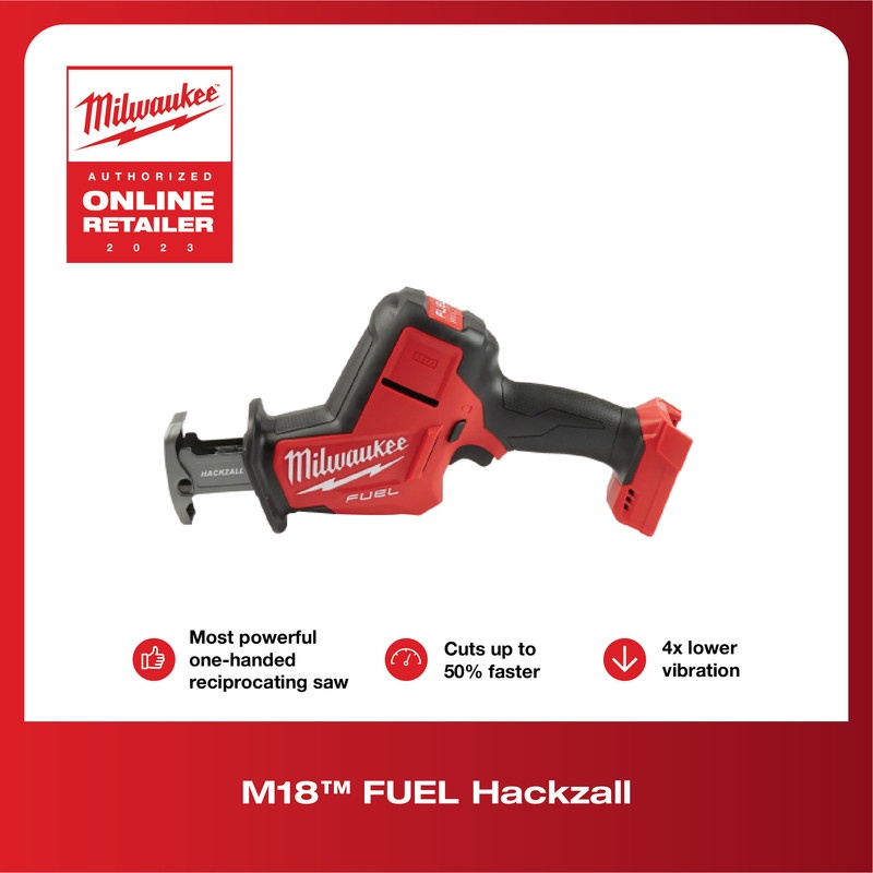 Milwaukee M18 FUEL Hackzall - Tanpa Baterai