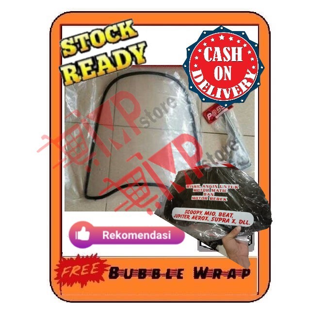 VISOR WINDSHIELD TAMENG MOTOR UNIVERSAL - bracket