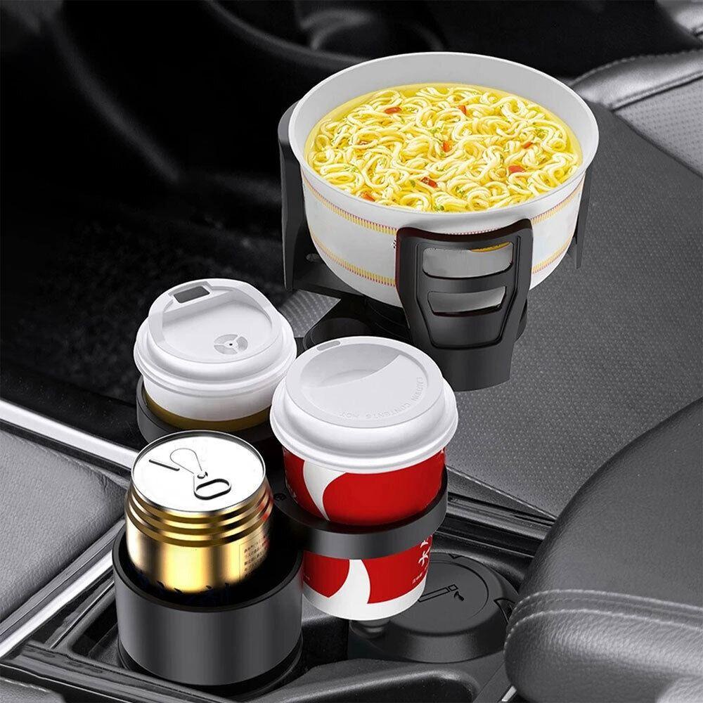 Populer Tempat Gelas Mobil Auto Universal Menyimpan Merapikan Botol Minum Expander Adaptor Base Adjustable Vehicle Mounted