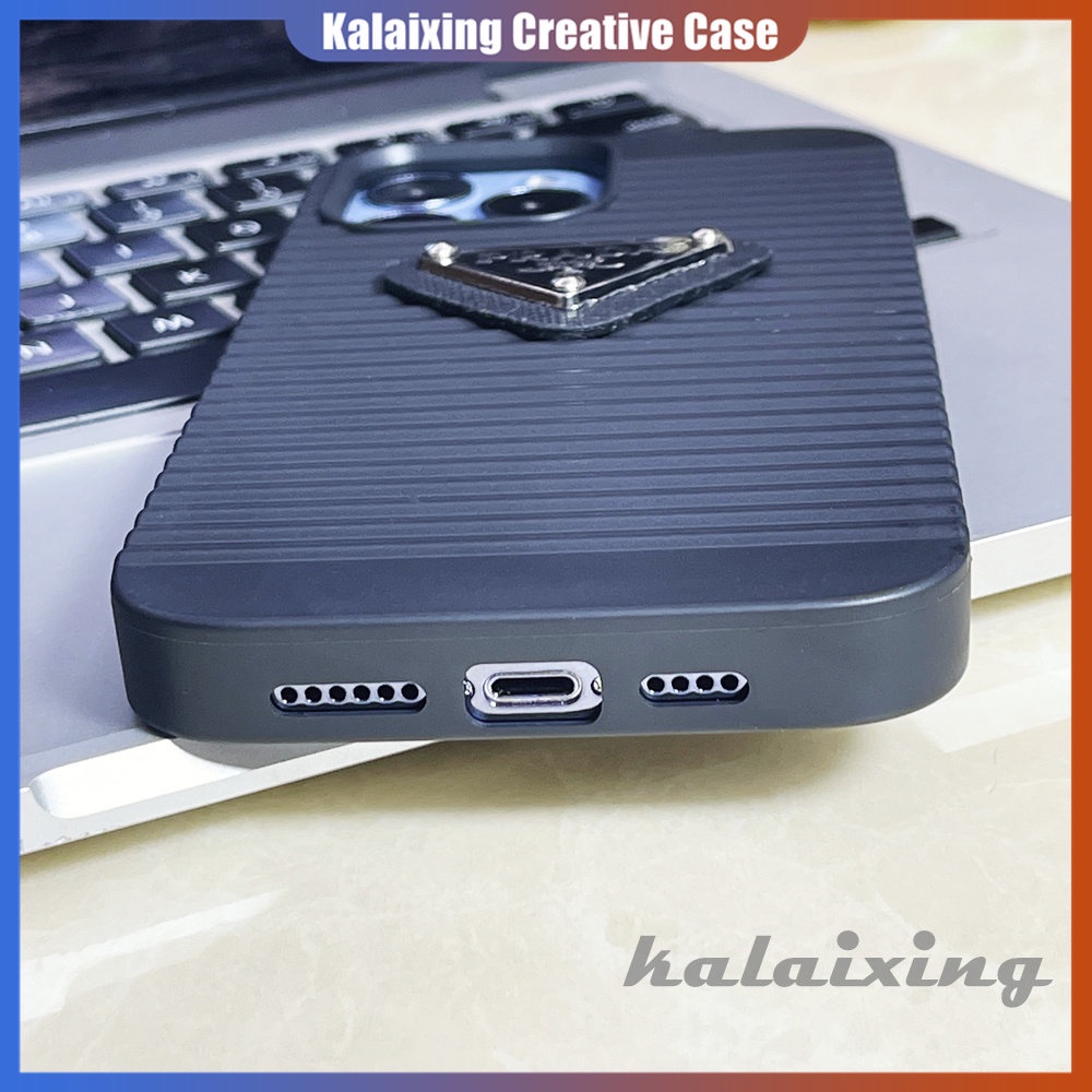 Casing Ponsel Lembut Bentuk Prada 3D Untuk iPhone 14 Pro Max13 12 11 ProMax Xs Max Xr X Xs 7Plus 8Plus Casing Pendingin Penutup Belakang