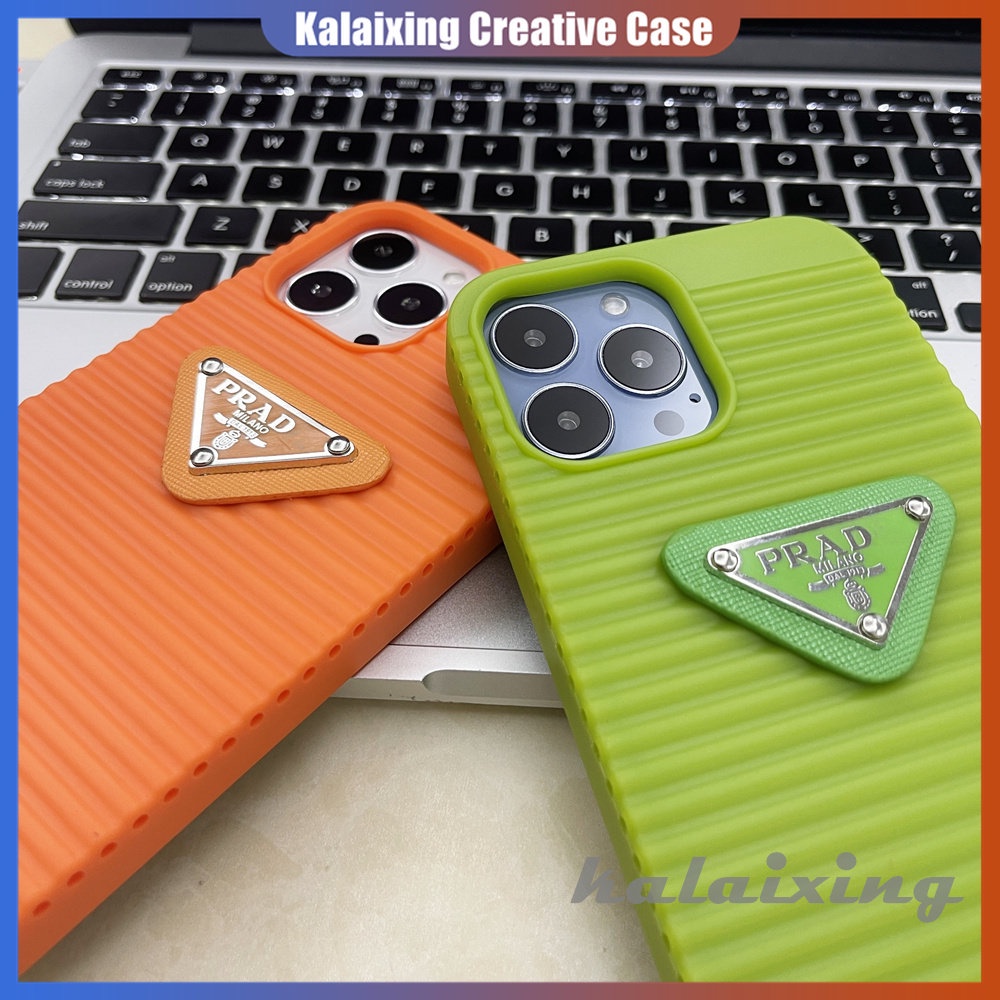 Casing Ponsel 3D Prada Pendingin Lembut Untuk iPhone 14 Pro Max13 12 11 Pro Max Xs Max Xr X Xs7/8Plus Casing Back Cover