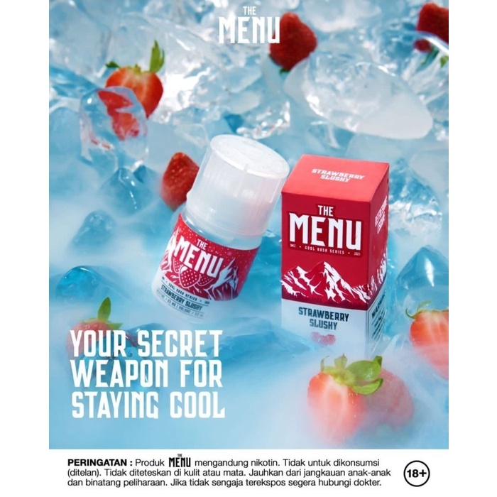 THE MENU COOL RUSH SERIES 60ML LIQUID VAPE