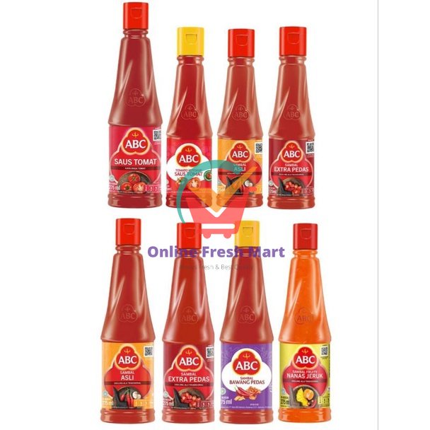 

ABC Aneka Sambal Asli Extra Pedas Tomat Nanas Jeruk botol bawang pet