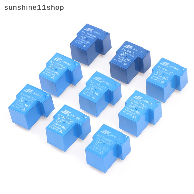 Sho 2PCS/LOT 4/5/6PIN Power Relay SLA-5VDC-SL-C SLA-12VDC-SL-C SLA-24VDC-SL-C N