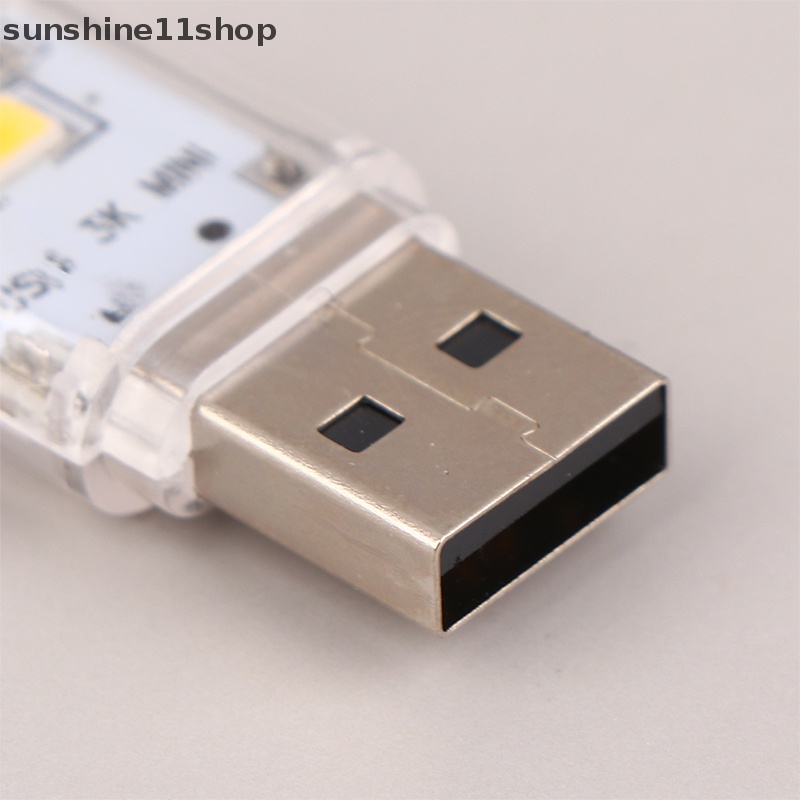 Sho 1Pc Lampu Colokan USB Cahaya Kecil Komputer Mobile Power Charging Mini Night Light N