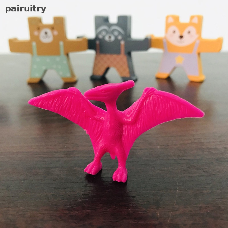 Prt 12 /16 /17Pcs Mainan Luminous Dinosaurus Glow In The Dark Untuk Anak-Anak Hewan Mini Model PRT