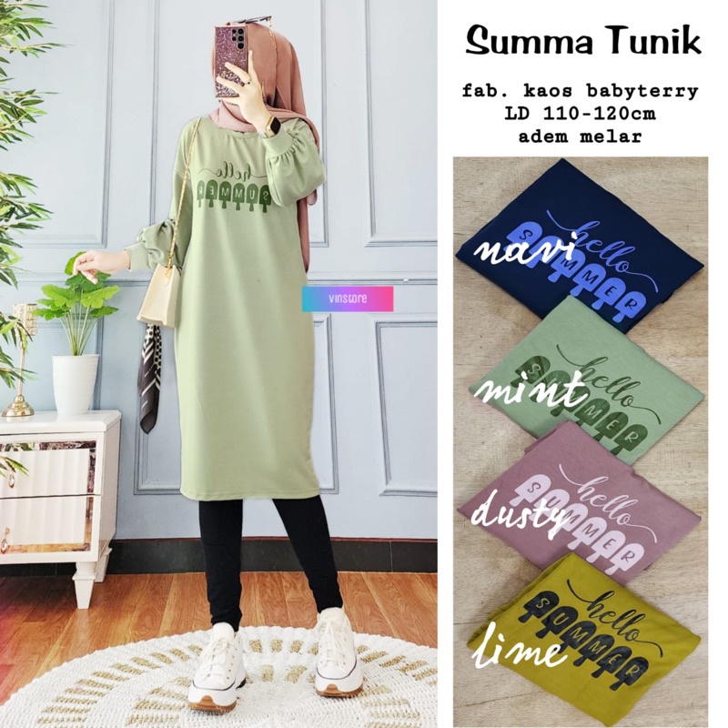 SUMMA TUNIK By VINSTORE | Kaos Babyterry