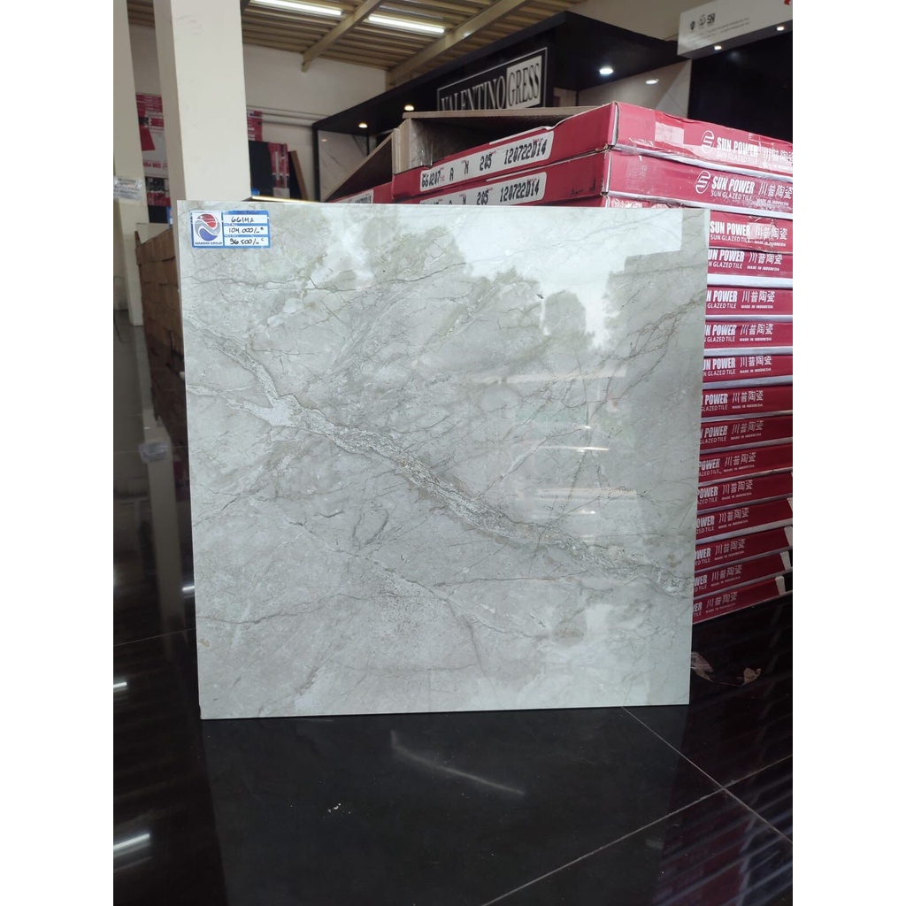GRANITE LANTAI 60x60 66142 SUN POWER / GLOSSY / MURAH