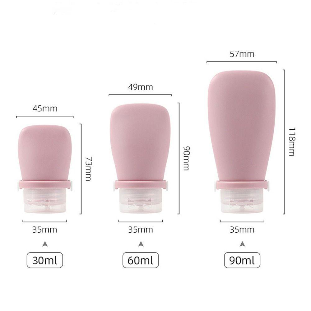 SUYO Botol Isi Ulang 30 /60 /90ML Silicone Split Bottle Wadah Pencet