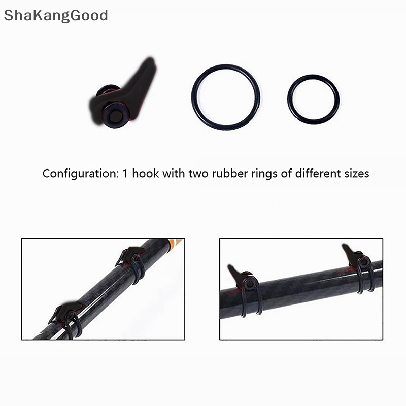 Pengait Pancing Plastik Selip Keeper Holder Lure Aksesoris Jig Hooks Safety Keeping Rod Pole Fish Tackle Tool Peralatan Pancing SKK