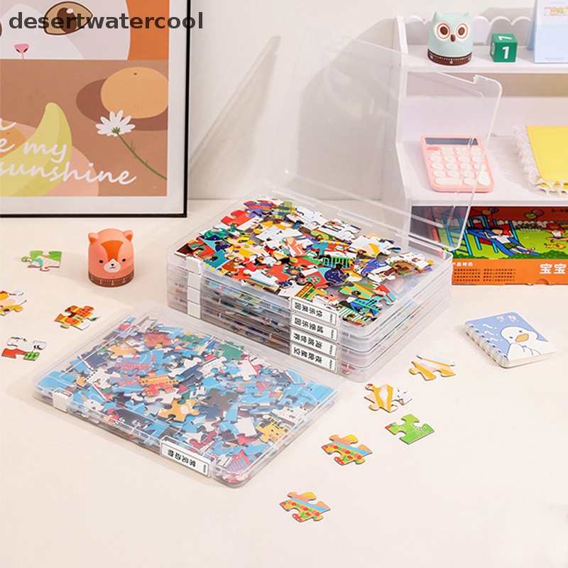 Deid Wadah Penyimpanan Puzzle Berguna Organizer Puzzle Plastik Dengan Penutup Storage Box Martijn