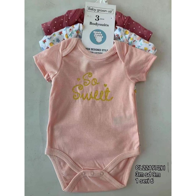 CL 3IN1 ROMPER / JUMPER PENDEK BAYI