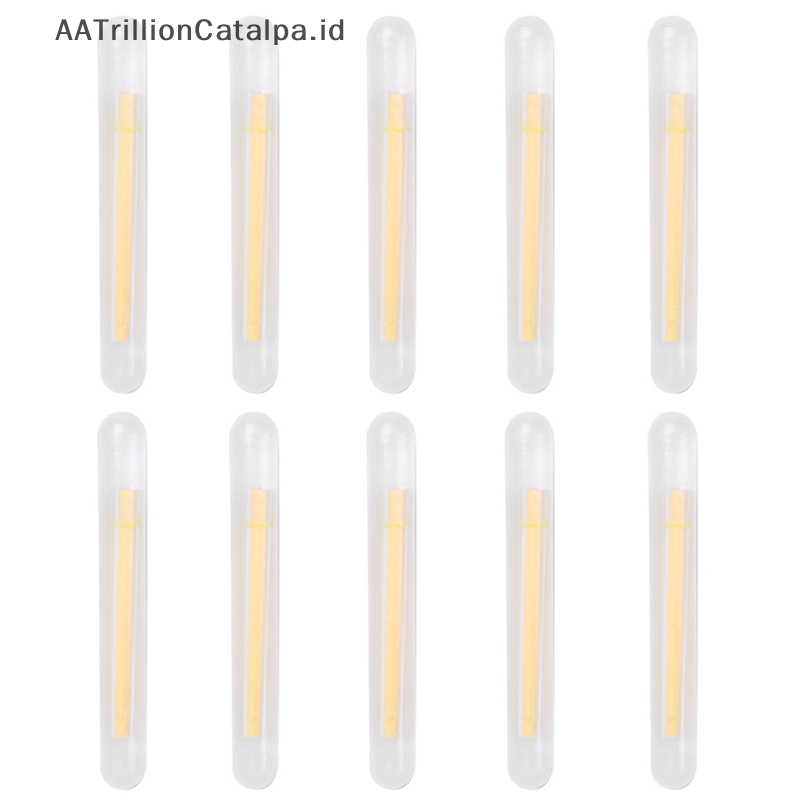 Aatrillioncatalpa 10pcs Kotak Kunangkunang Untuk Memancing Mengapung Lampu Neon Lampu Malam Mengapung Batang Lampu Gelap Glow Stick Pesca Tongkat Banyak Berguna Memancing Tackle ID