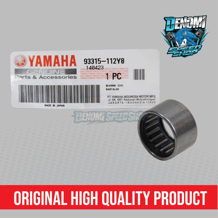 Bearing Laher Bambu As Stut Tuas Kopling Yamaha F1ZR FIZR F1Z FIZ R Vixion Jupiter MX Scorpio Original YGP 93315-112Y8