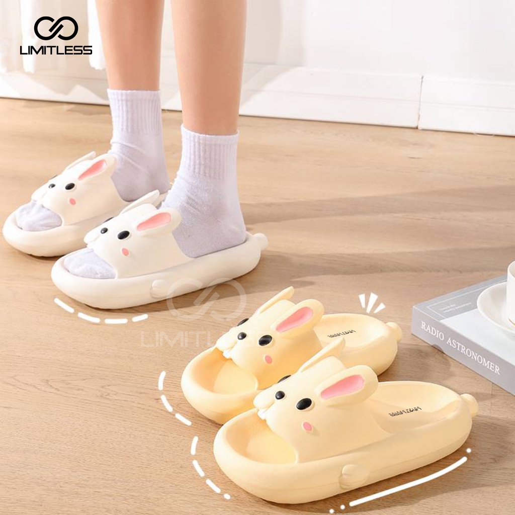 Sandal Rabbit Anak Selop Terbaru 2023 Sendal Wanita Kelinci Lucu Selop Sandal Kelinci Anak Hingga Dewasa Karakter Bunny