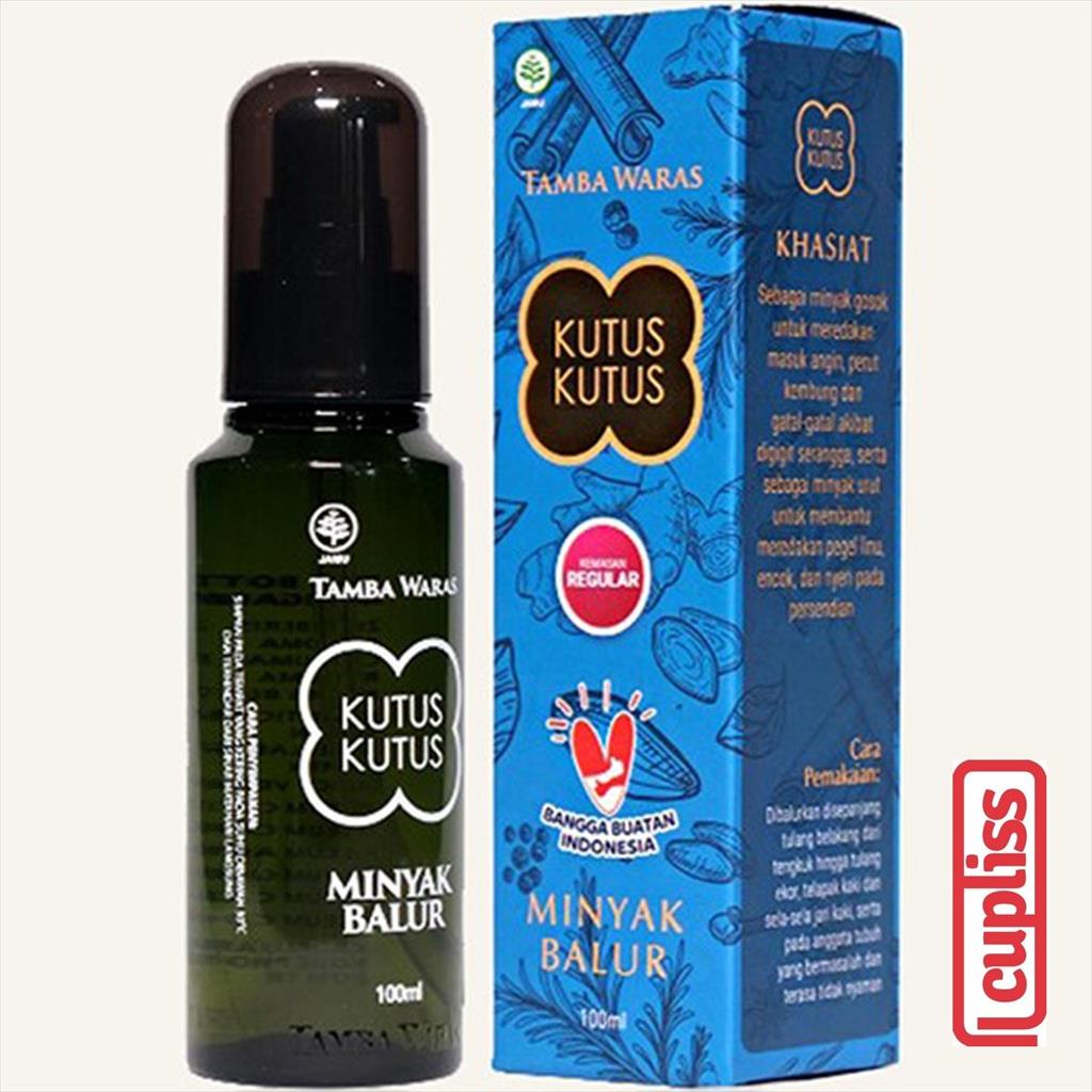 Minyak Kutus Kutus  Herbal Organic 100 ml Minyak Balur