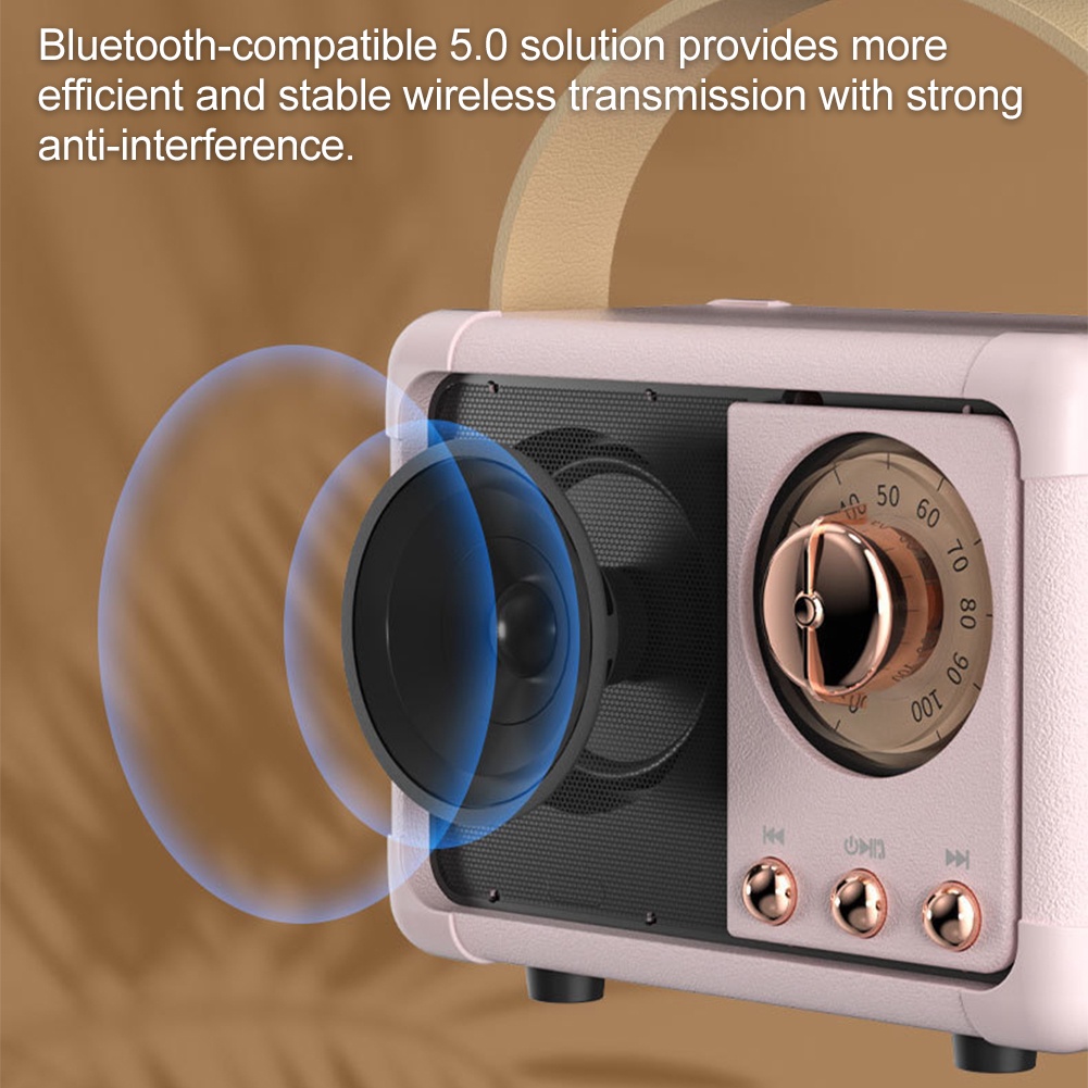 Speaker Bluetooth Wireless Bass Portable HM11