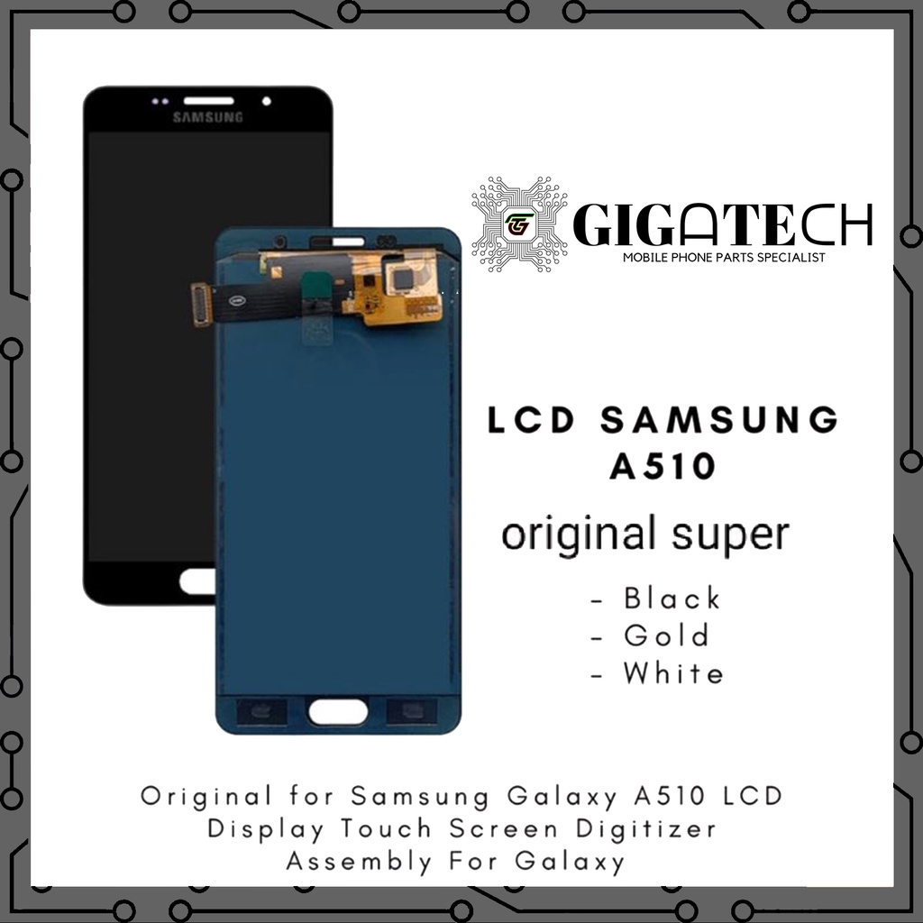 LCD Samsung A5 2016  LCD Samsung A510F Original 100% Fullset Touchscreen Garansi 1 Bulan Gratis Doub