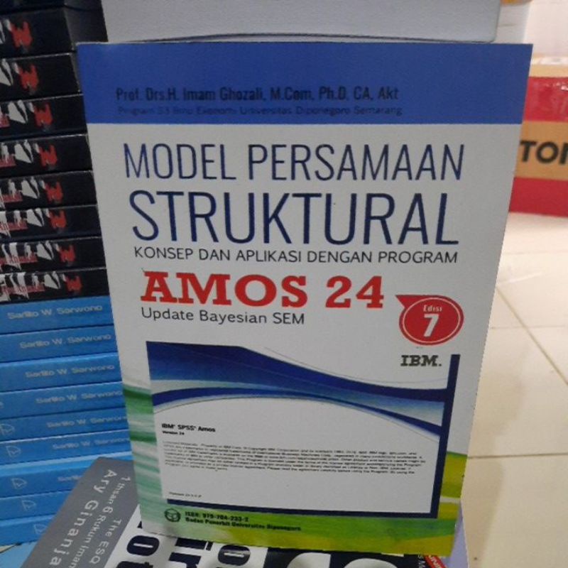 Model Persamaan AMOS 24 disi 7 IBM Imam Ghozali
