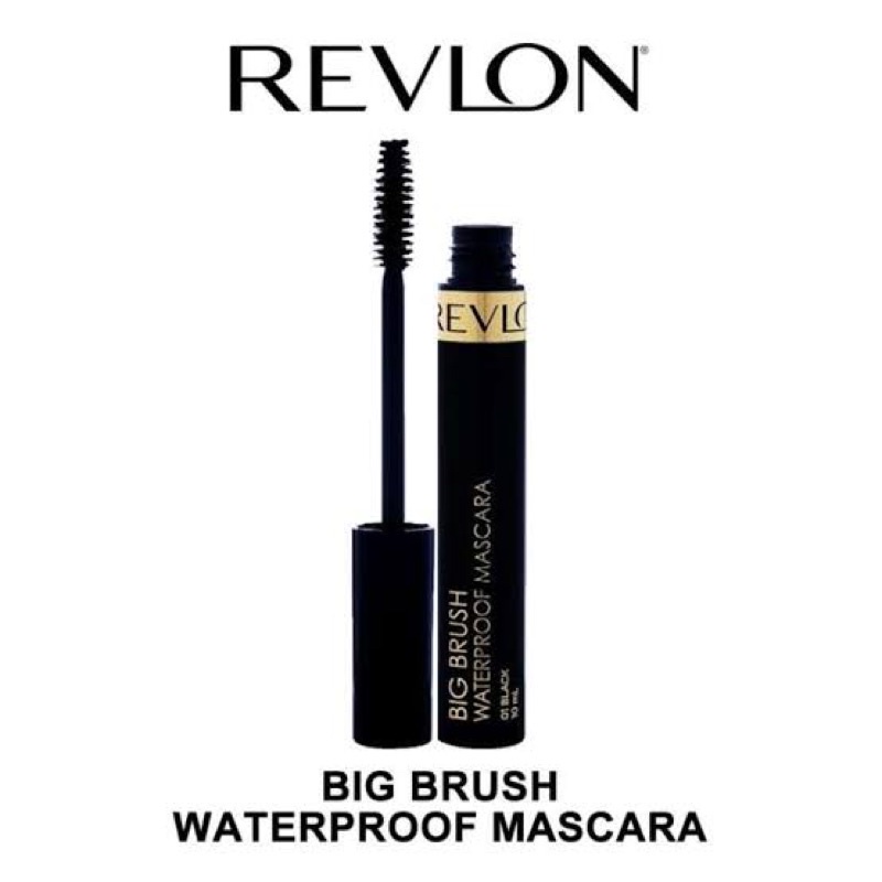 Revlon Big Brush Waterproof Mascara BLACK 10ml