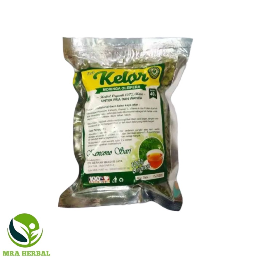 

Teh Kelor Moringa Oliefera | Teh Kelor Curah Kencono Sari 40 gr