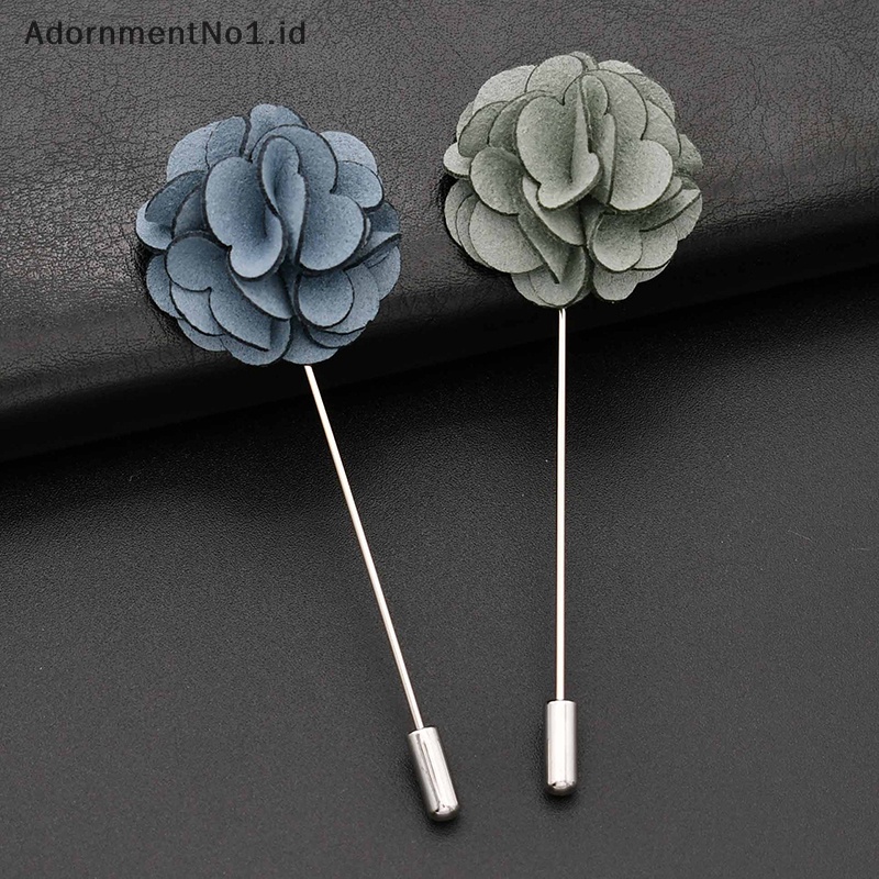 [AdornmentNo1] Groomsmen Boutonniere Wedding Korsase Pria Bros Pin Burdy Sutra Bunga Mawar Pengantin Pria Boutonniere Wedding Flower Accessory [ID]